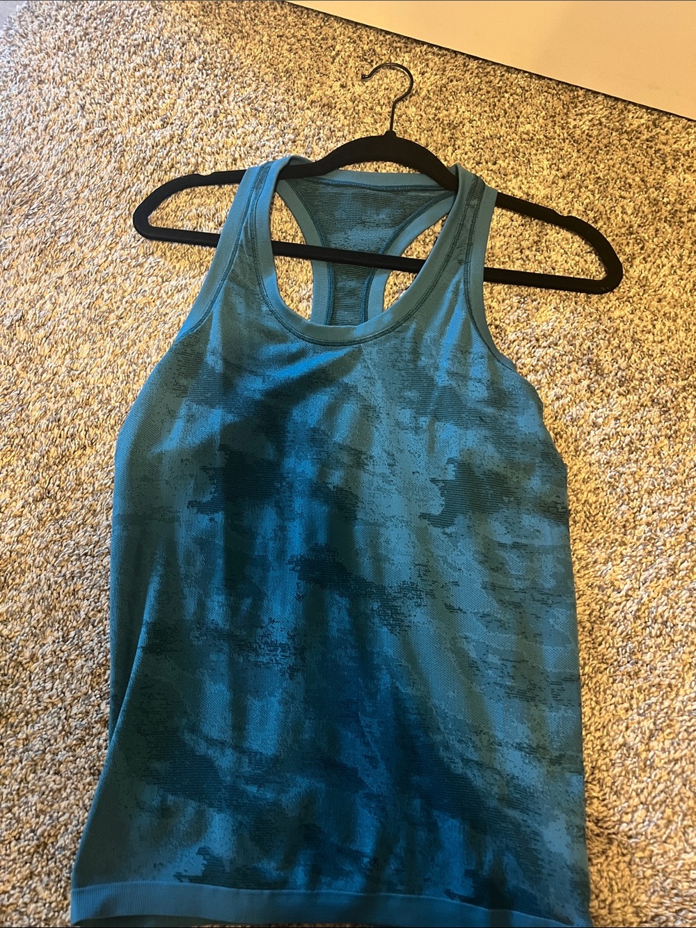 Teal Athletic Racerback Tank Top